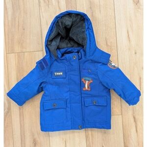 Vintage Y2K Disney Tigger Blue Winter Jacket